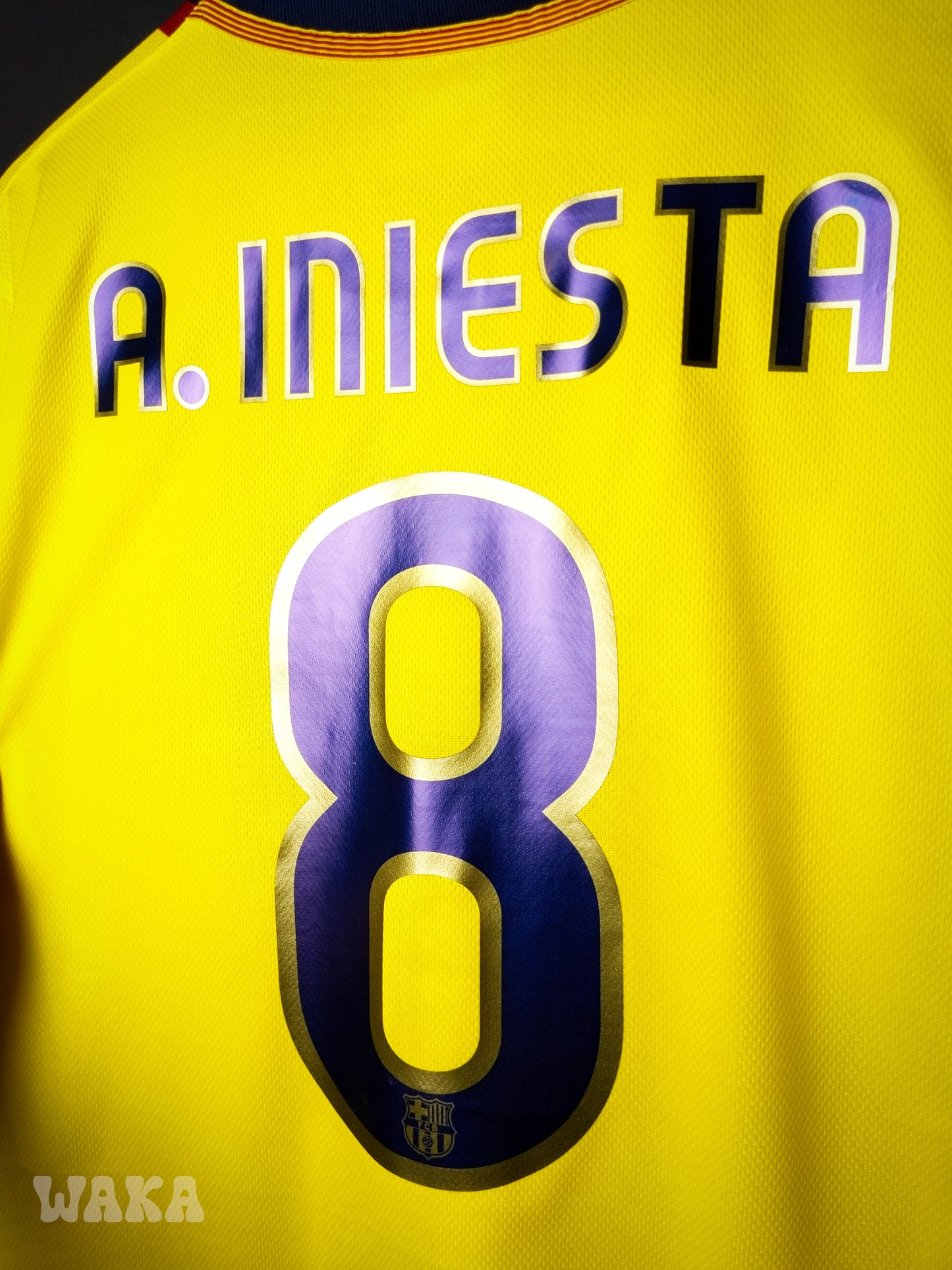 FC Barcelone 2008/2009 - Iniesta - Away shirt - L