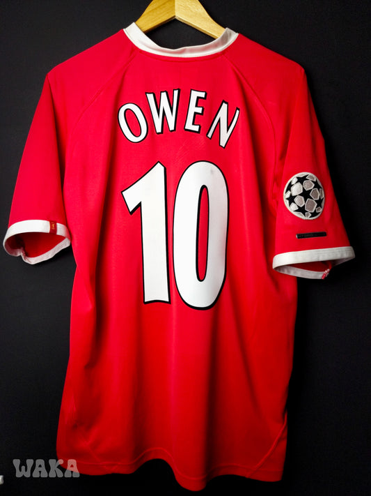 Liverpool 2001/2002 - Owen - European shirt - XL