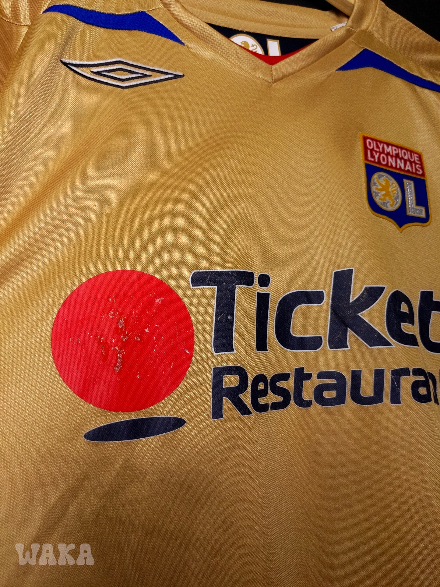 OL Olympique Lyonnais 2007/2008 - Keita - Away shirt - M *Longsleeves*