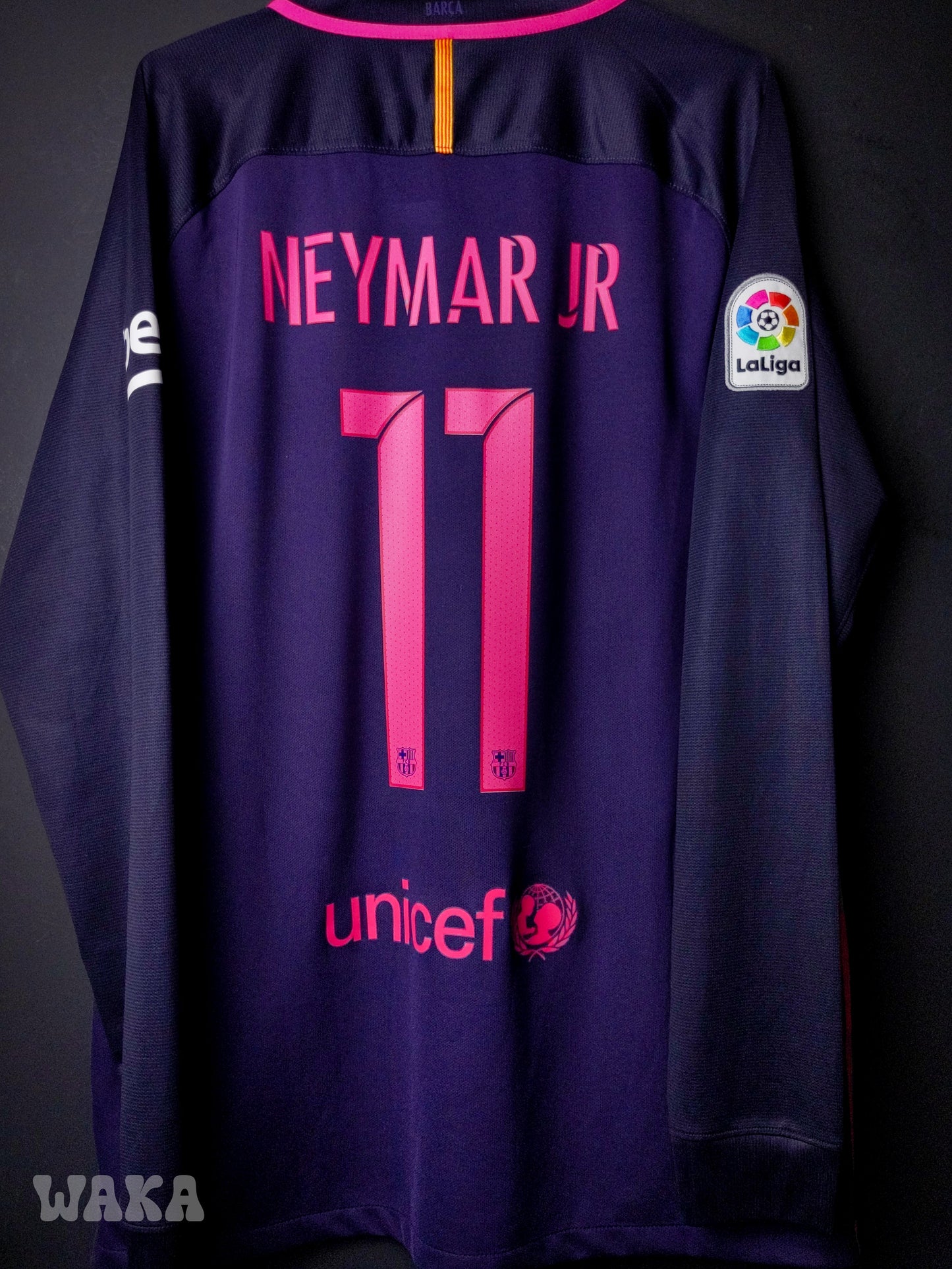 FC Barcelone 2016/2017 - Neymar - Away shirt - XL *Long sleeves*