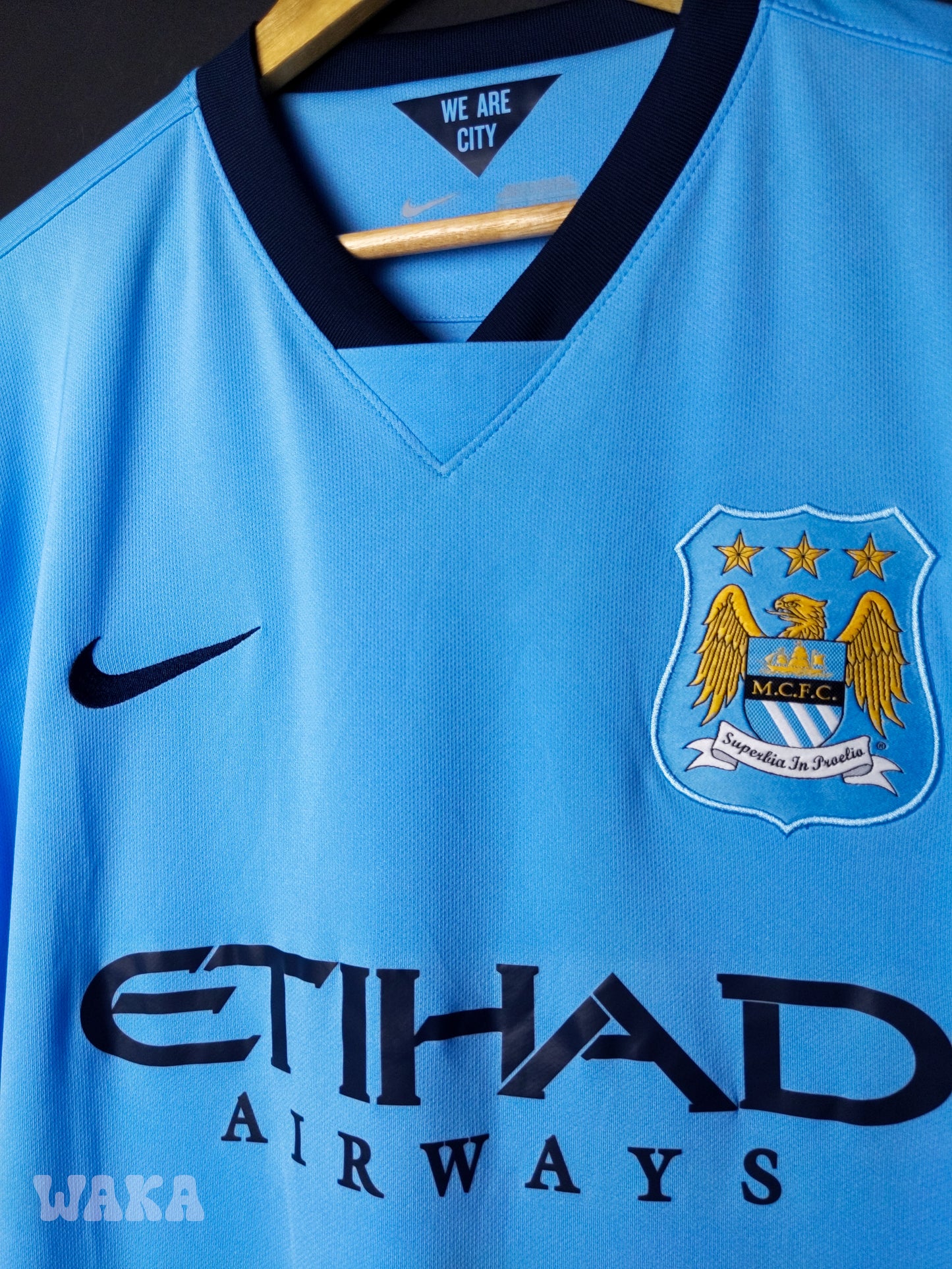 Manchester City 2014/2015 - David Silva - Home shirt - XL