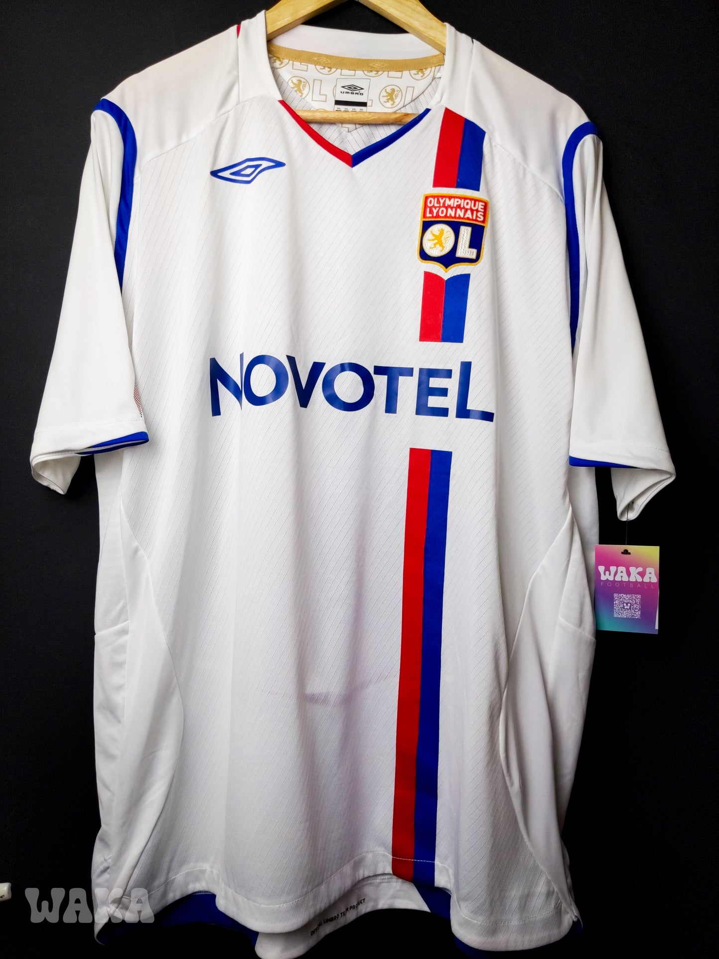 OL Olympique Lyonnais 2008/2009 - Juninho - Home shirt - XXL