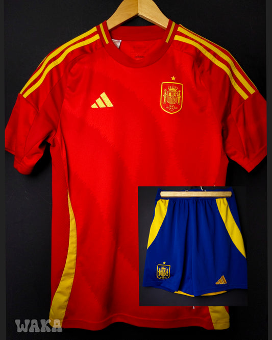 Espagne 2024 - Home shirt + short - XL Junior
