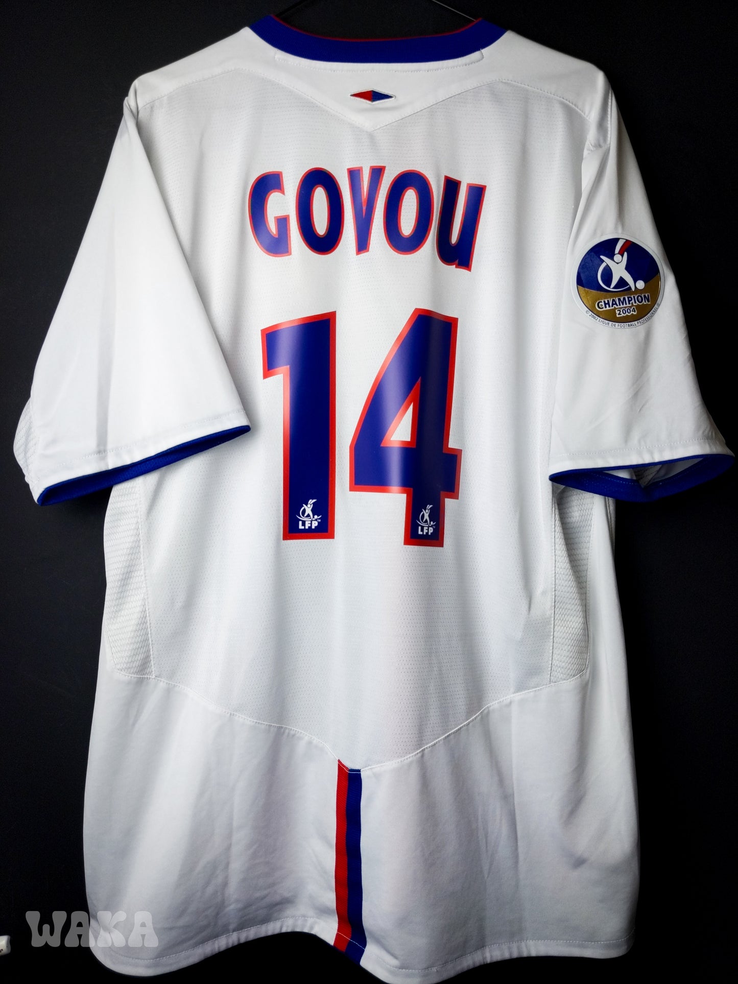 OL Olympique Lyonnais 2004/2006 - Govou - Home shirt - XL
