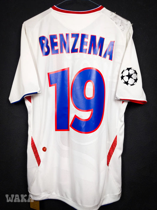 OL Olympique Lyonnais 2006/2007/2008 - Benzema - Home shirt - M