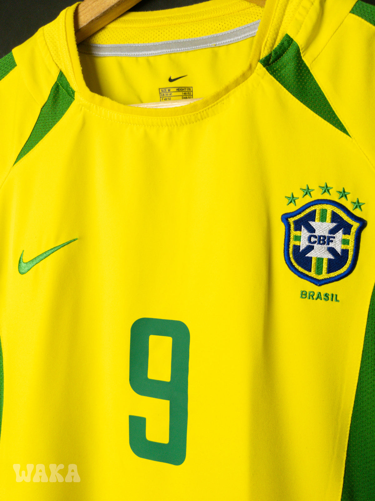 Brésil 2002 - Ronaldo - Home shirt - M