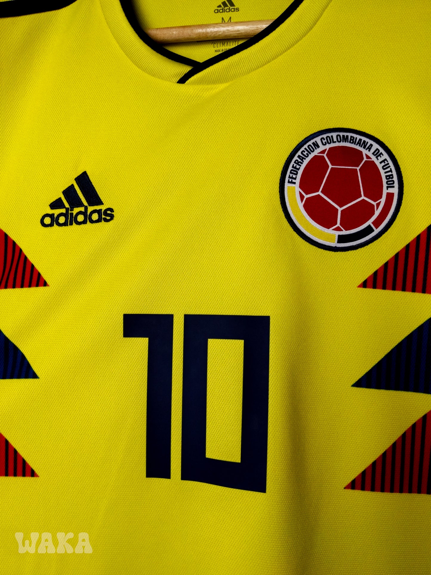 Colombie 2018 - James Rodriguez - Home shirt - M *Long Sleeves*