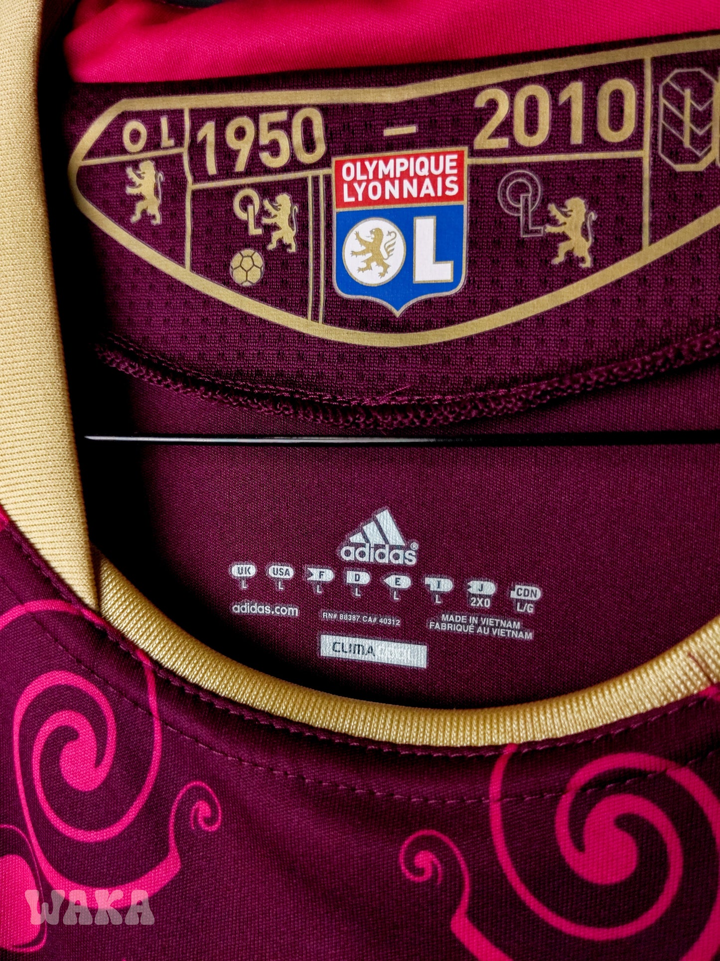 OL Olympique Lyonnais 2010/11 - Lisandro - Away shirt - L