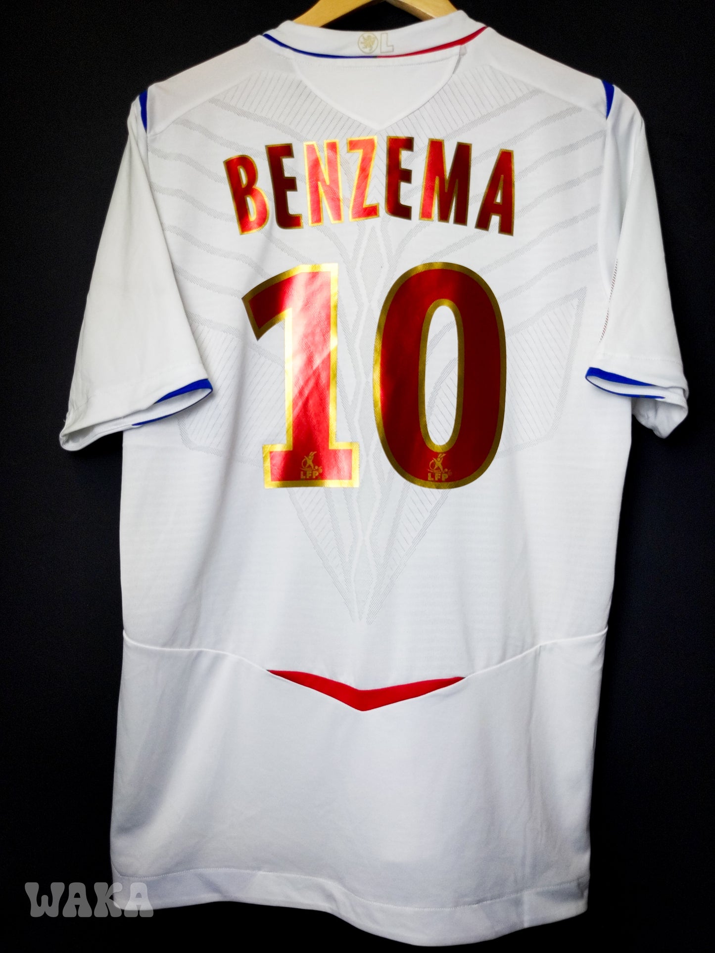 OL Olympique Lyonnais 2008/2009 - Benzema - Home shirt - M