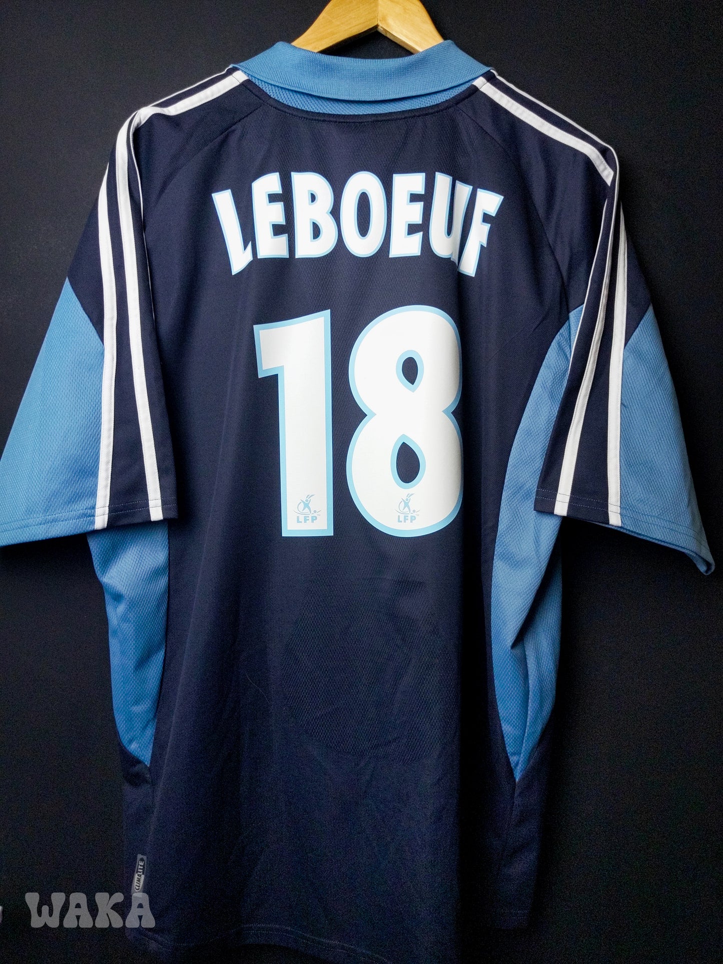 OM Olympique de Marseille 2001/2002 - Leboeuf - Away shirt - XL