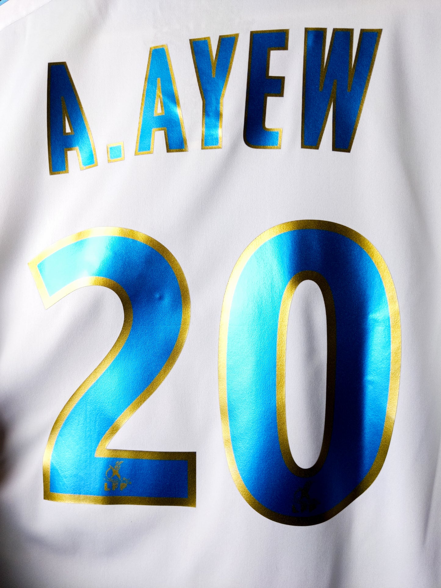 OM Olympique de Marseille 2011/2012  - A.Ayew - Home shirt - S