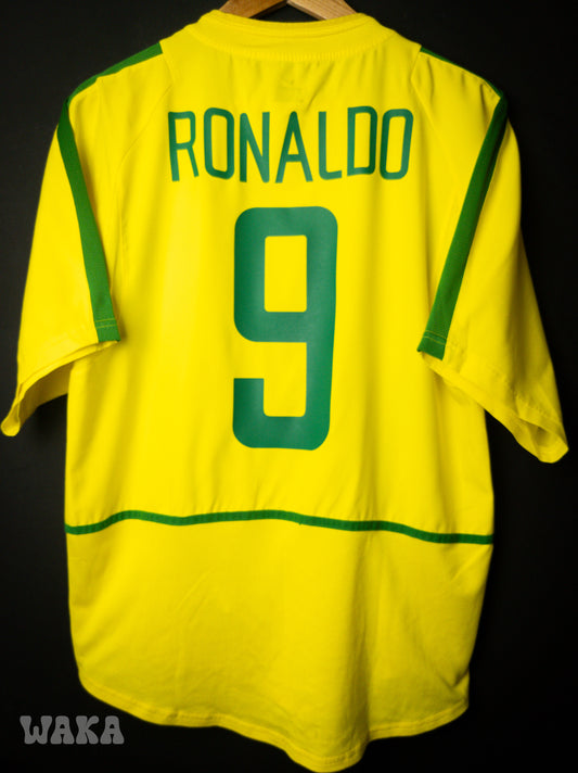 Brésil 2002 - Ronaldo - Home shirt - M