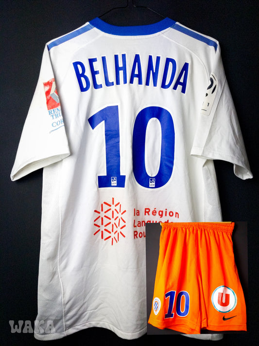Montpellier 2011/2012 - Belhanda - Away Shirt + short - S *Full sponsor*