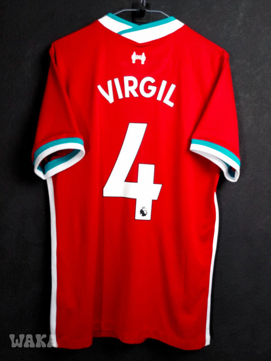 Liverpool 2020/2021 - Virgil Van Dijk - Home shirt - M