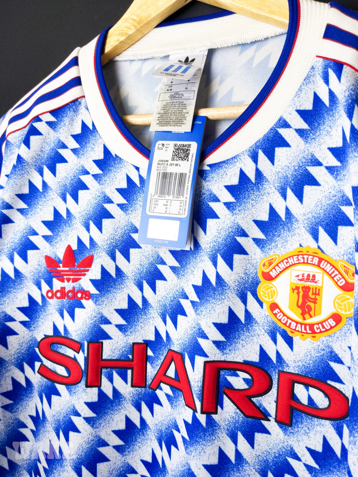 Manchester United 1990/1992 - Away Shirt - M [Long Sleeves] *BNWT* (Reissue)