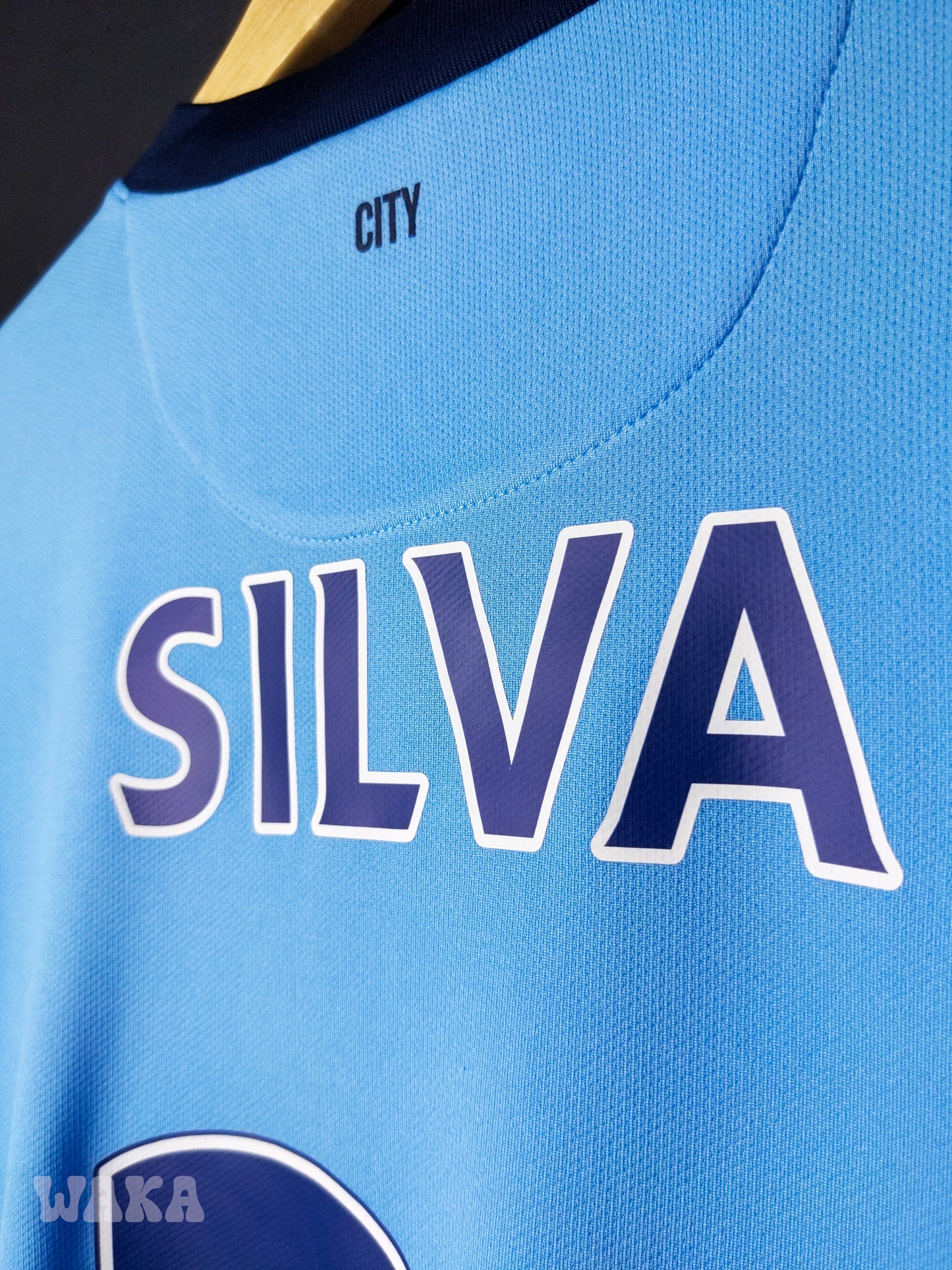 Manchester City 2014/2015 - David Silva - Home shirt - XL