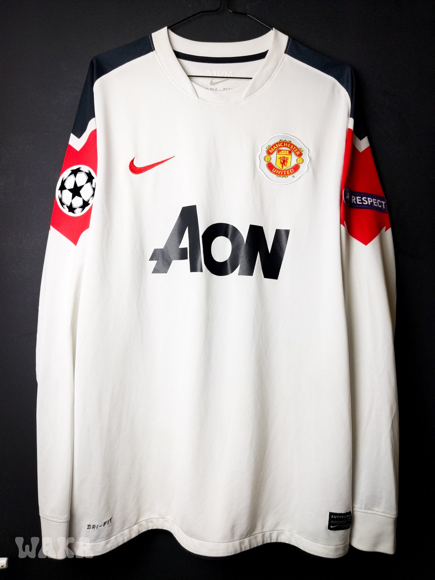 Manchester United 2011/2012 - Rooney - Away Shirt - L *Long sleeves*