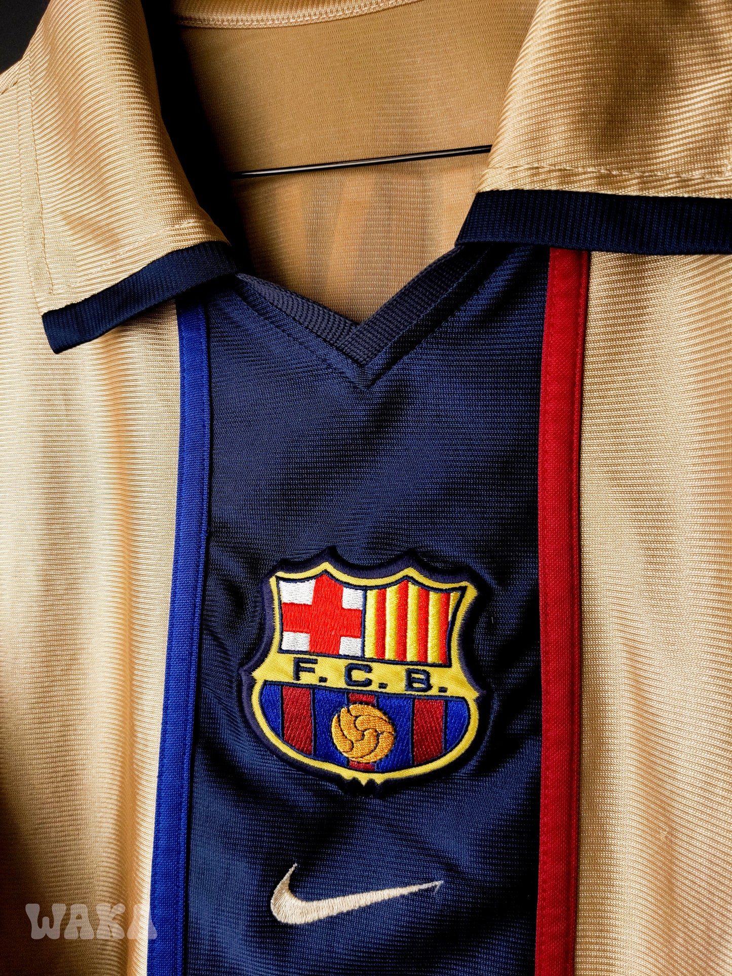 FC Barcelone 2001/2002/2003 - Kluivert - Away shirt - M