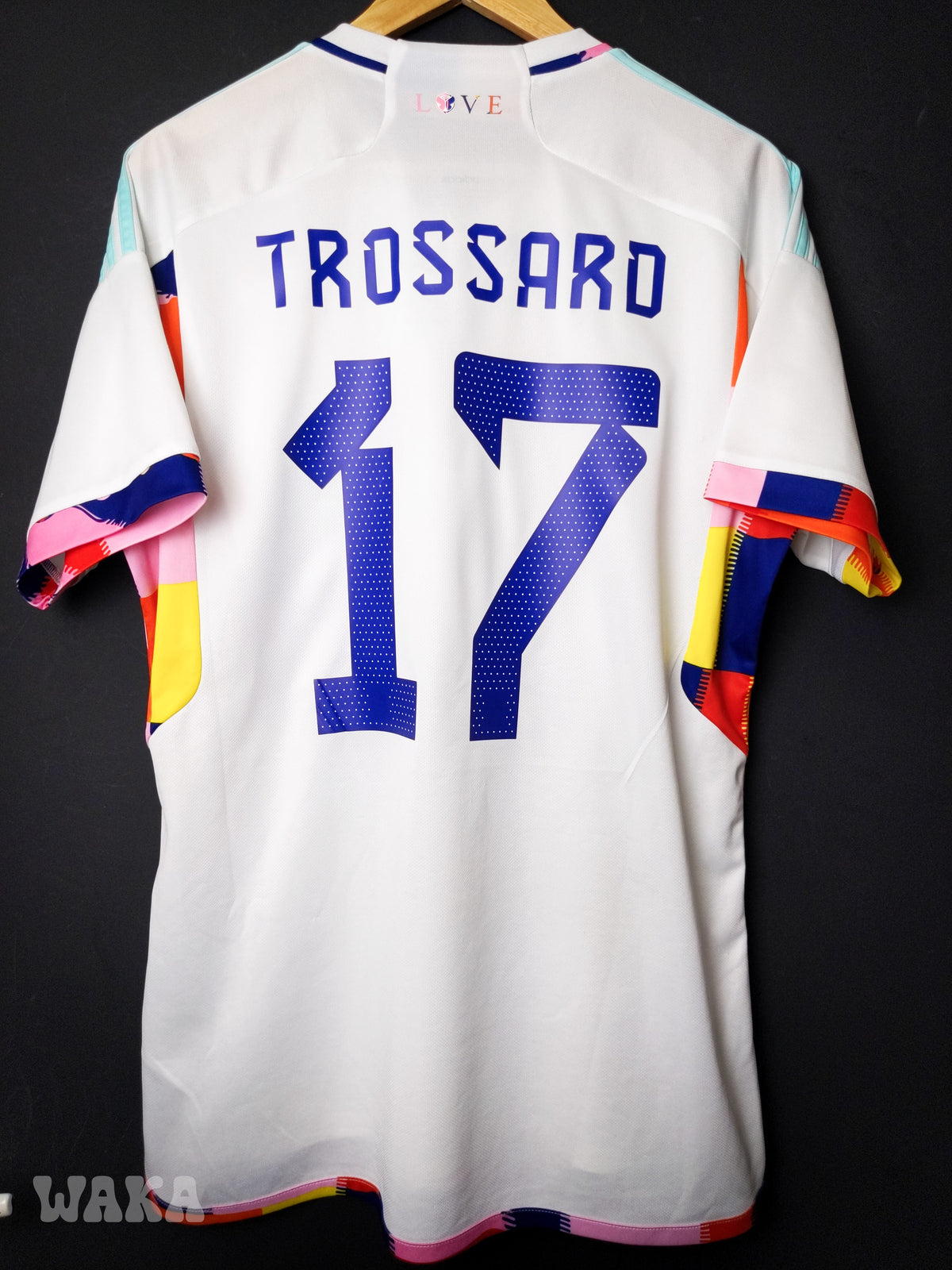 Belgique 2022 - Trossard - Away shirt - L