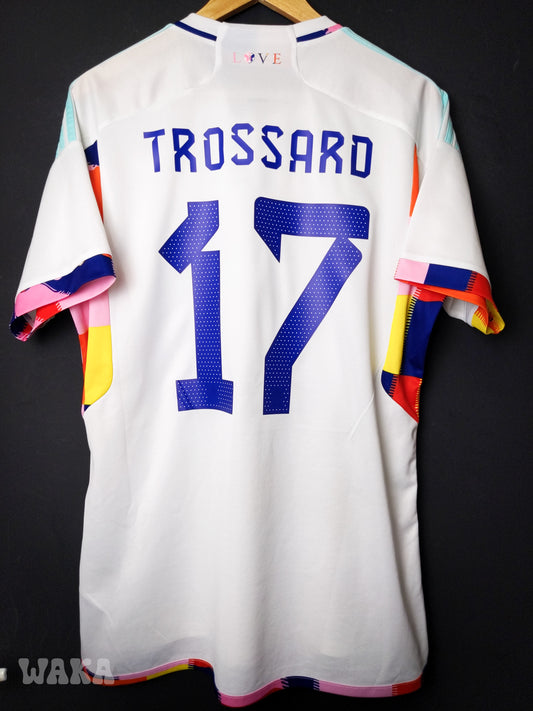 Belgique 2022 - Trossard - Away shirt - L