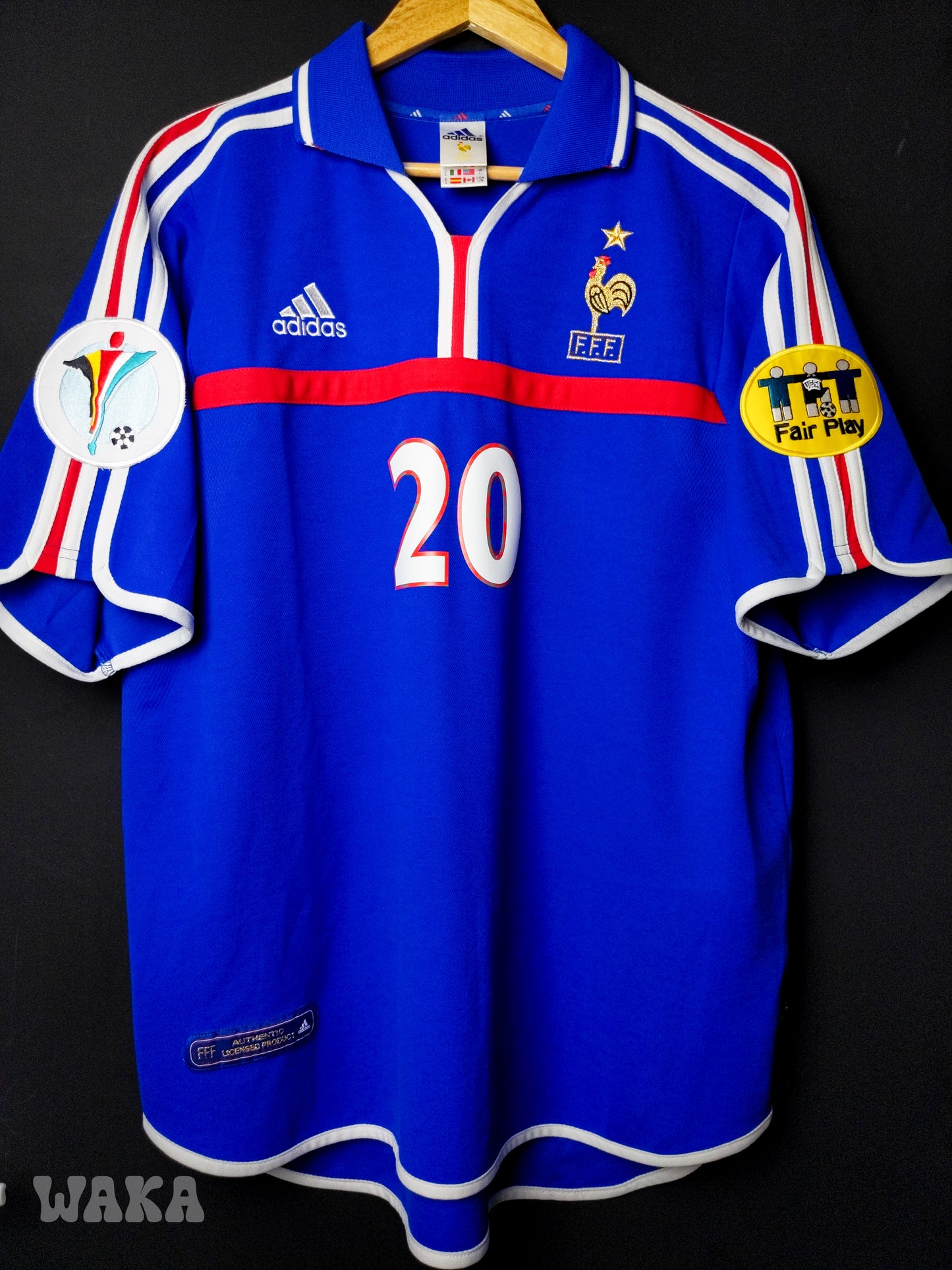 France 2000 - Trezeguet - Home Shirt - L