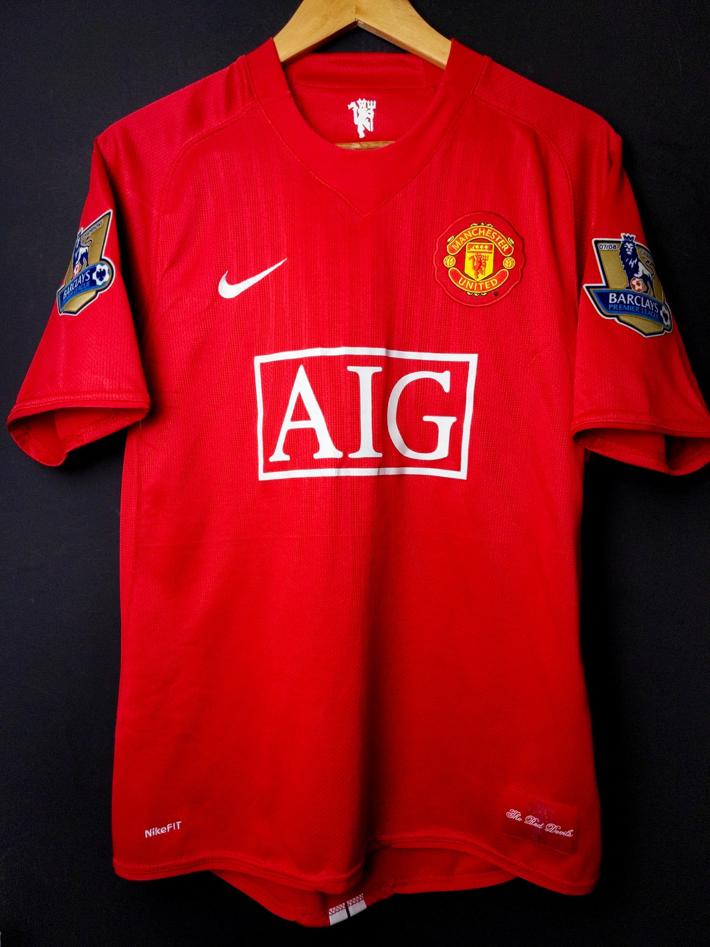 Manchester United 2007/2008/2009 - Cristiano Ronaldo - Home Shirt - M