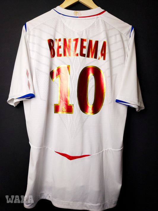 OL Olympique Lyonnais 2008/2009 - Benzema - Home shirt - XL
