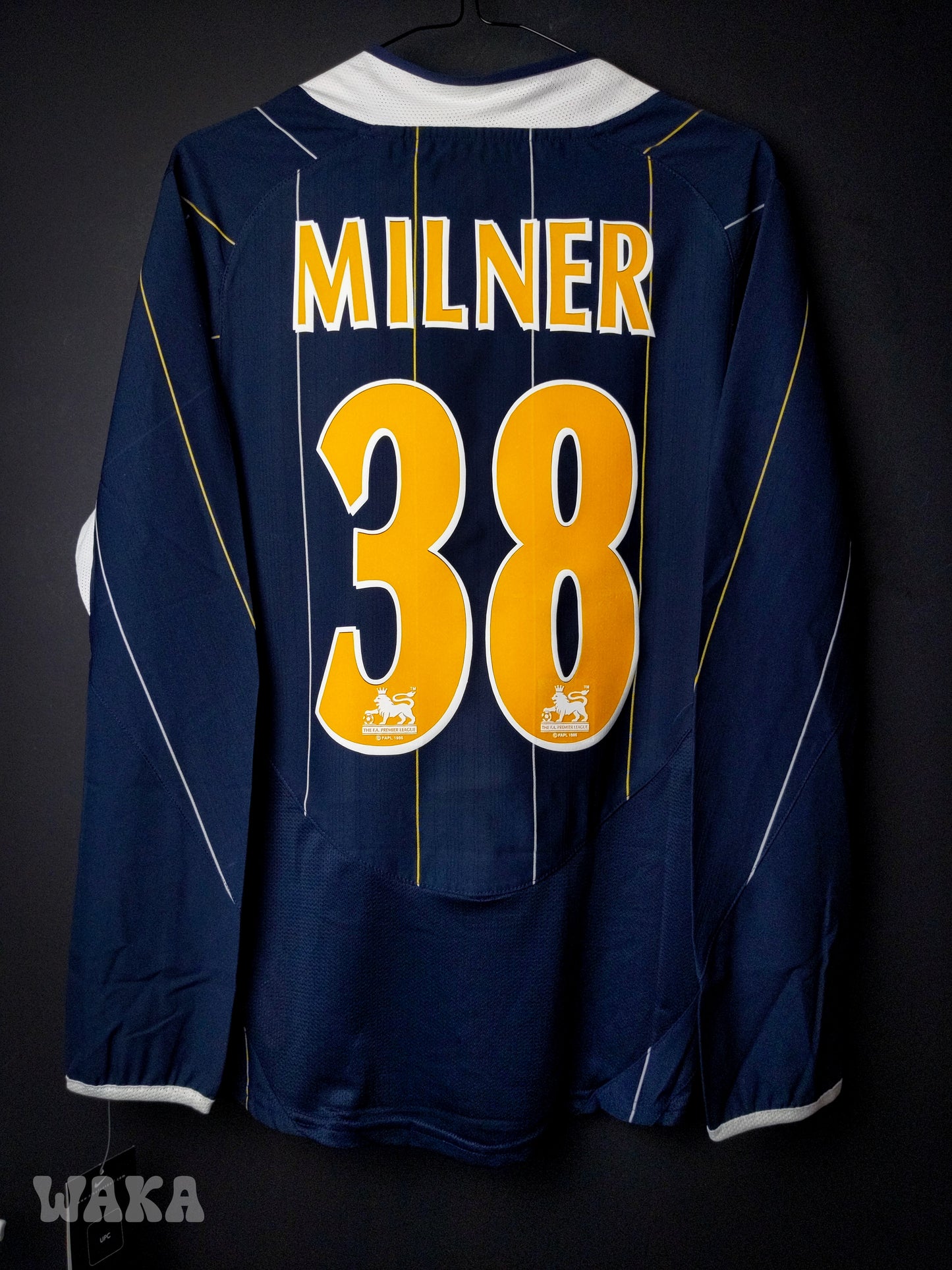 Leeds United 2003/2004 - Milner - Away Shirt - S [Long Sleeves] *BNWT*
