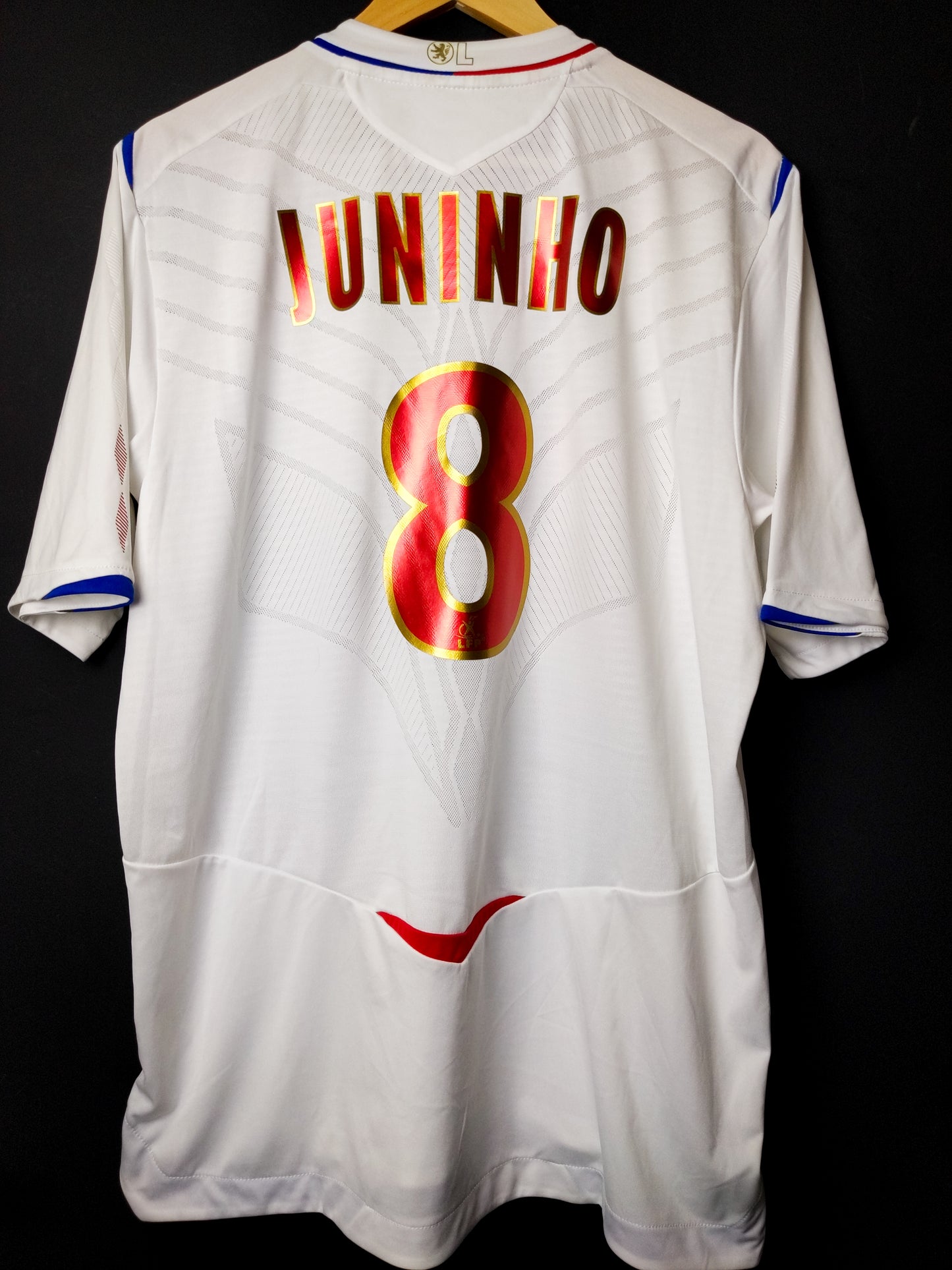 OL Olympique Lyonnais 2008/2009 - Juninho - Home shirt - XL