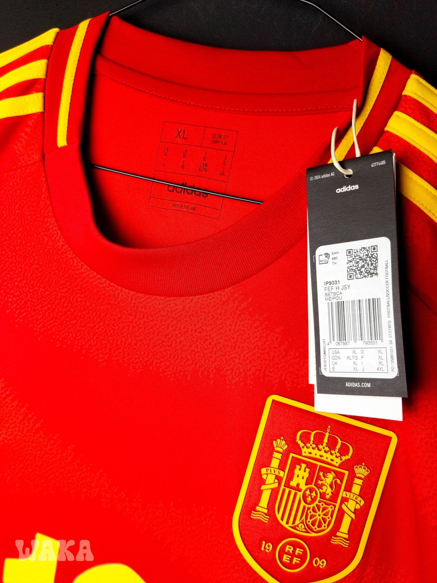 Espagne 2024 - Lamine Yamal - Home shirt - XL *BNWT*