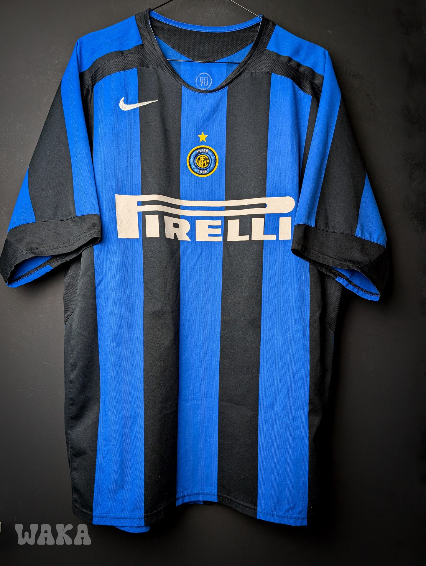 Inter Milan 2005/06 - Adriano - Home shirt - L