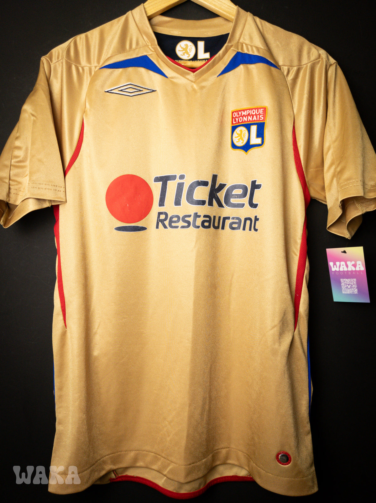 OL Olympique Lyonnais 2007/2008 - Benzema - Away shirt - S