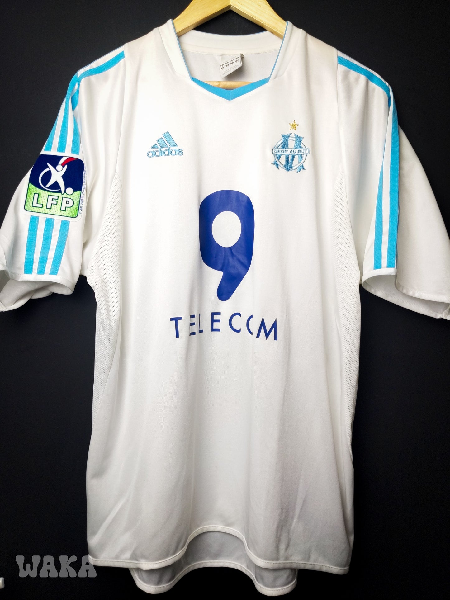 OM Olympique de Marseille 2003/2004 - Drogba - Home shirt - M
