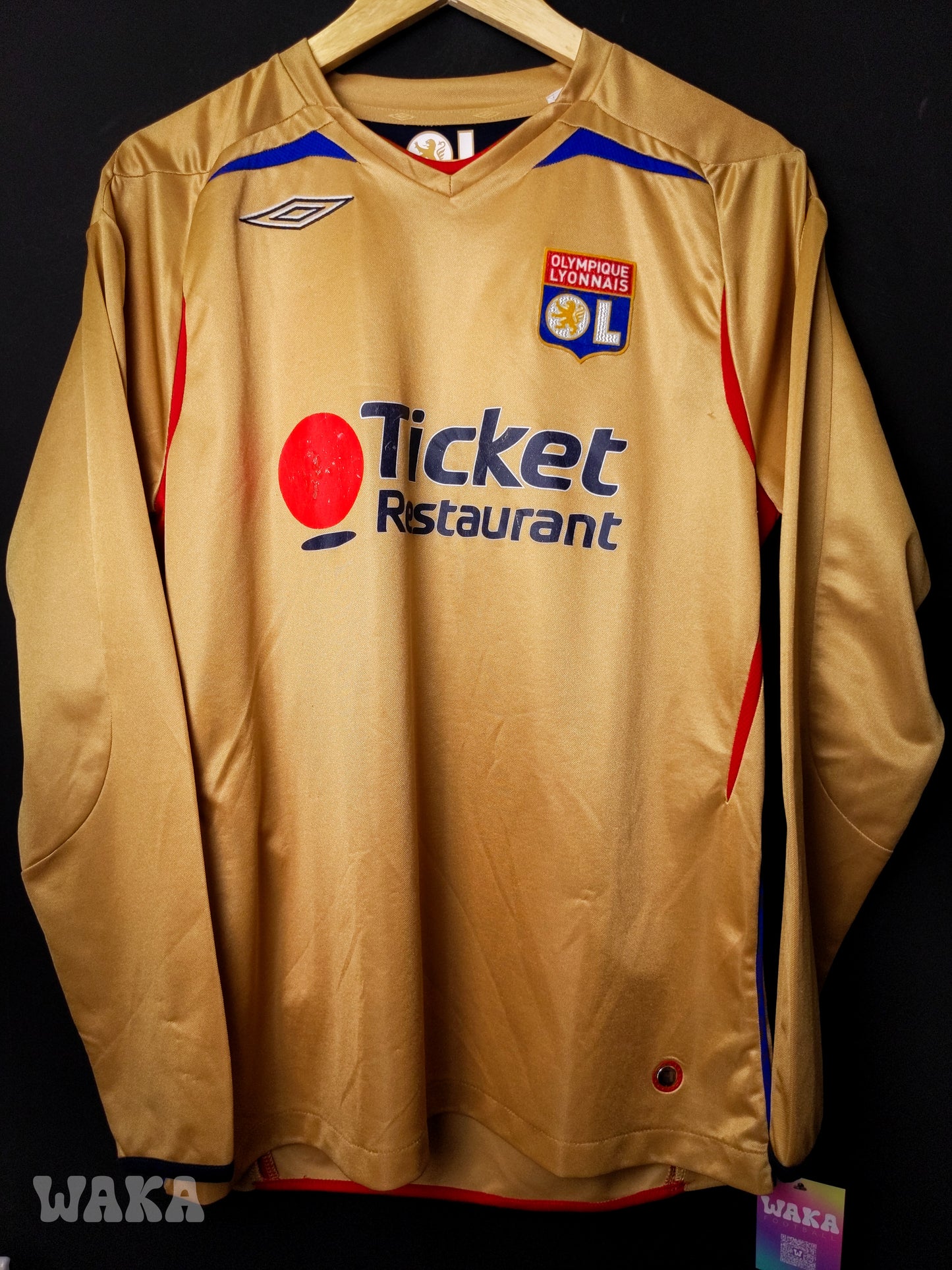 OL Olympique Lyonnais 2007/2008 - Keita - Away shirt - M *Longsleeves*