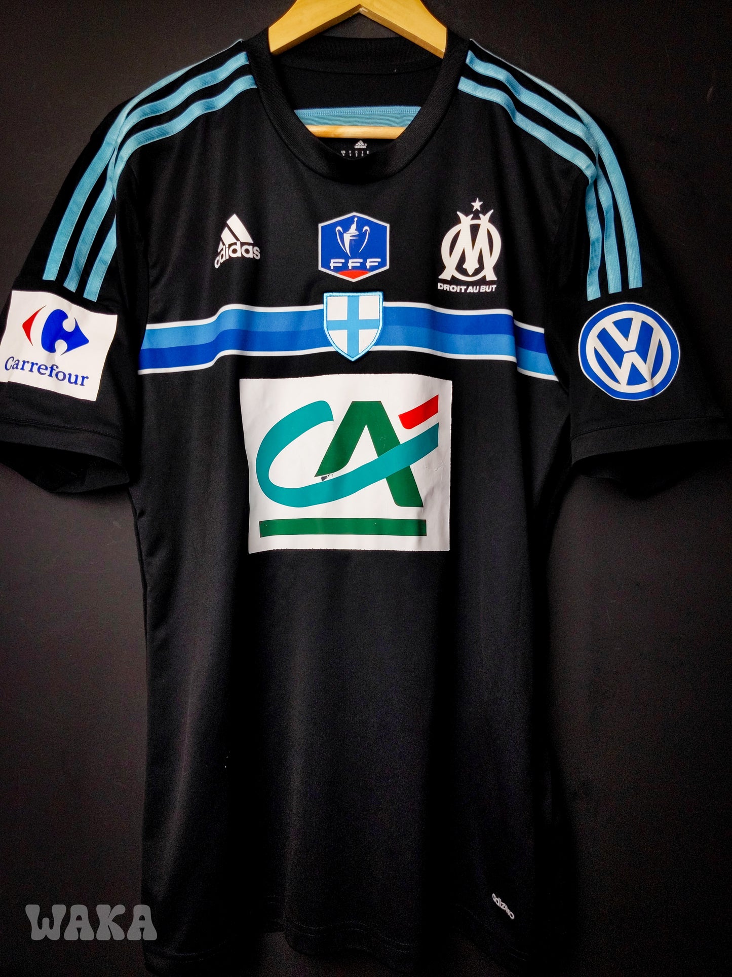 OM Olympique de Marseille 2014/2015 - Aloé - Third shirt - L *Player Issue*