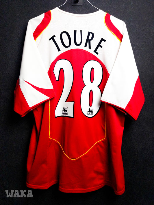 Arsenal 2004/2005 - Touré - Home shirt - L
