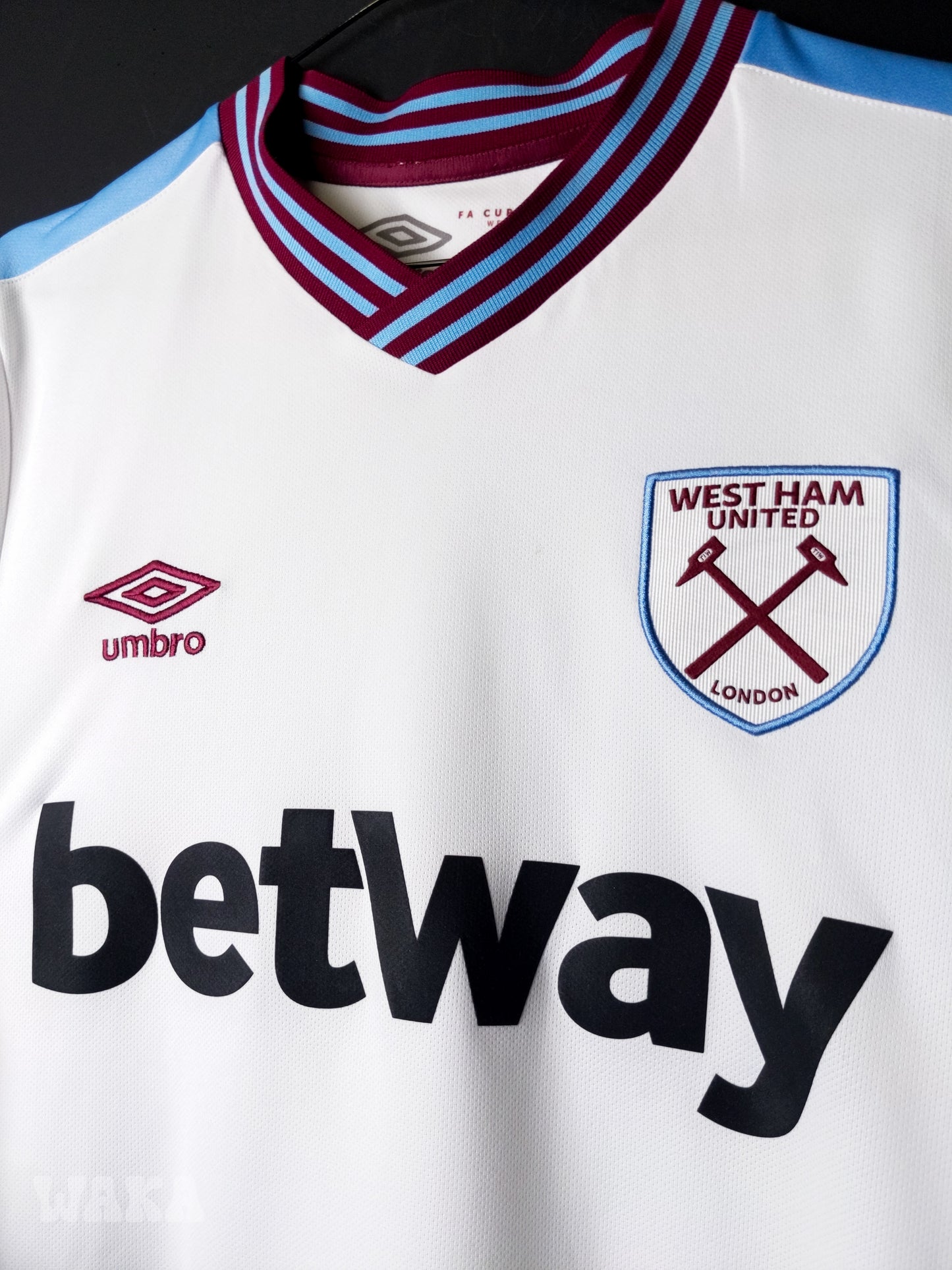 West Ham 2019/2020 - Rice - Away shirt - S
