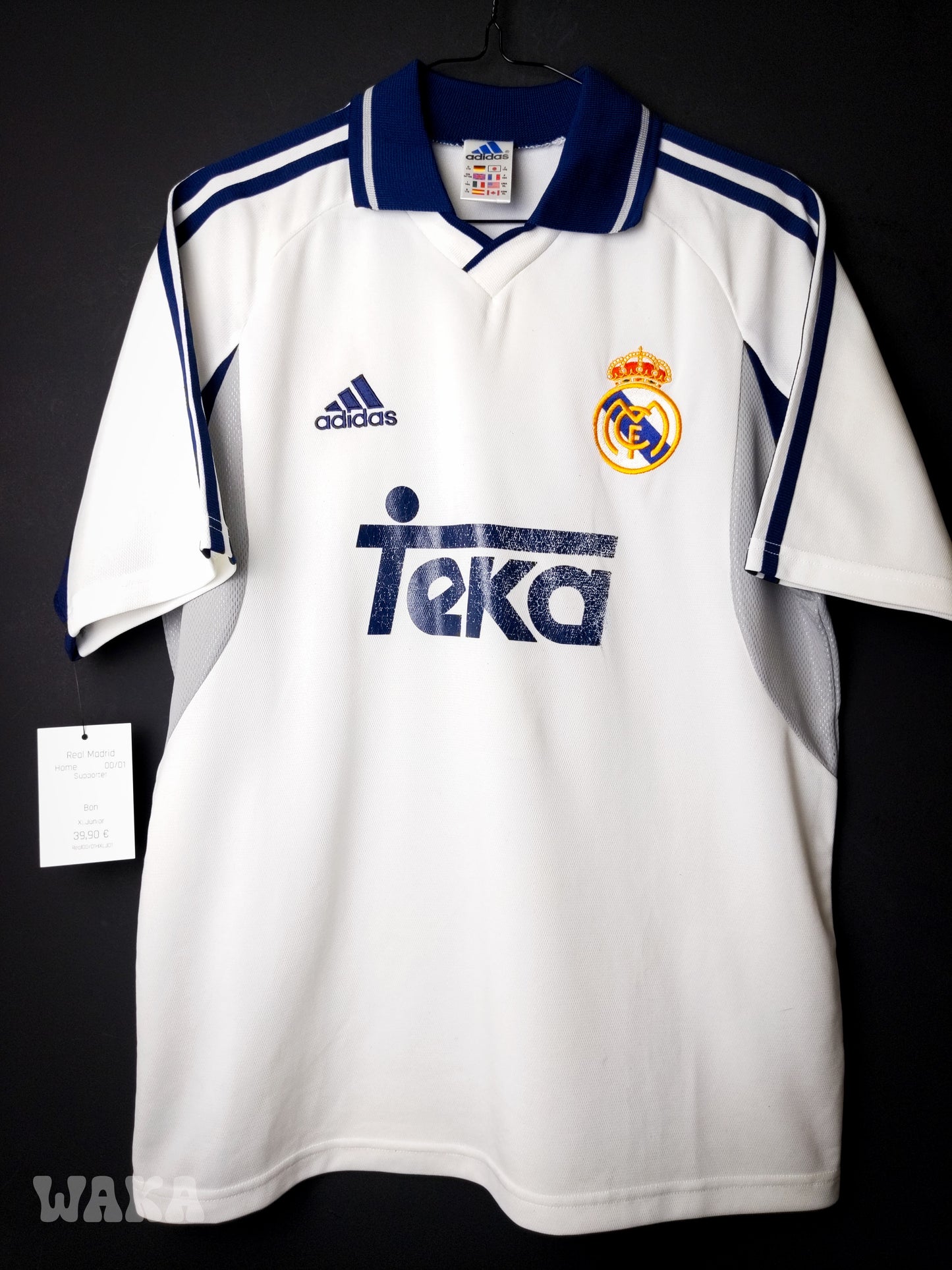 Real Madrid 2000/2001 - Home Shirt - XL Junior