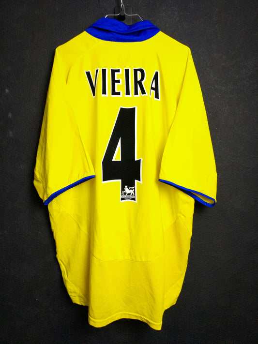 Arsenal 2003/2004/2005 - Vieira - Away Shirt - M