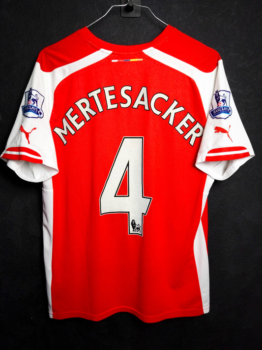 Arsenal 2014/2015 - Mertesacker - Home Shirt - M
