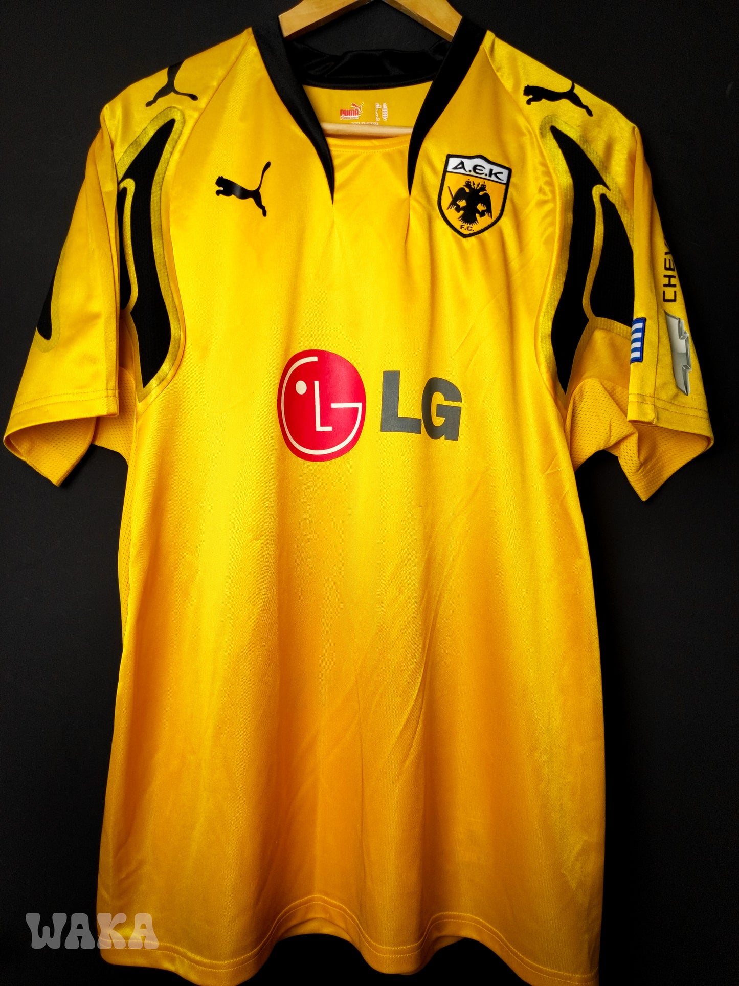AEK Athènes 2007/2008 - Rivaldo - Home shirt - XL