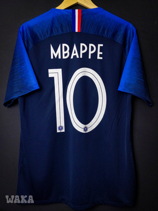France 2018 - Mbappé - Home shirt - L
