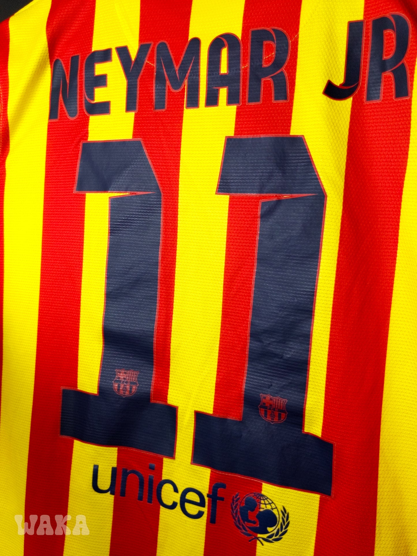 FC Barcelone 2013/2014 - Neymar - Away shirt + short - XL Junior