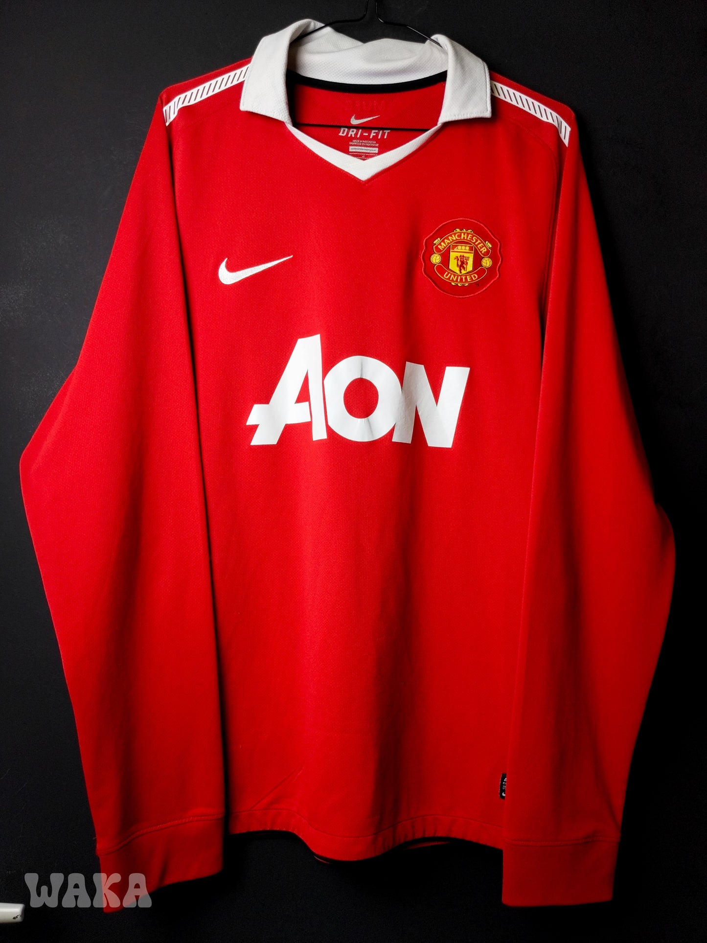Manchester United 2010/2011 - Berbatov - Home Shirt - M [Longsleeves]