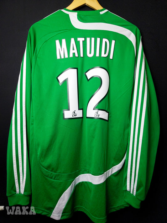 ASSE Saint-Etienne 2007/2008 - Matuidi - Home shirt - L [Long Sleeves]