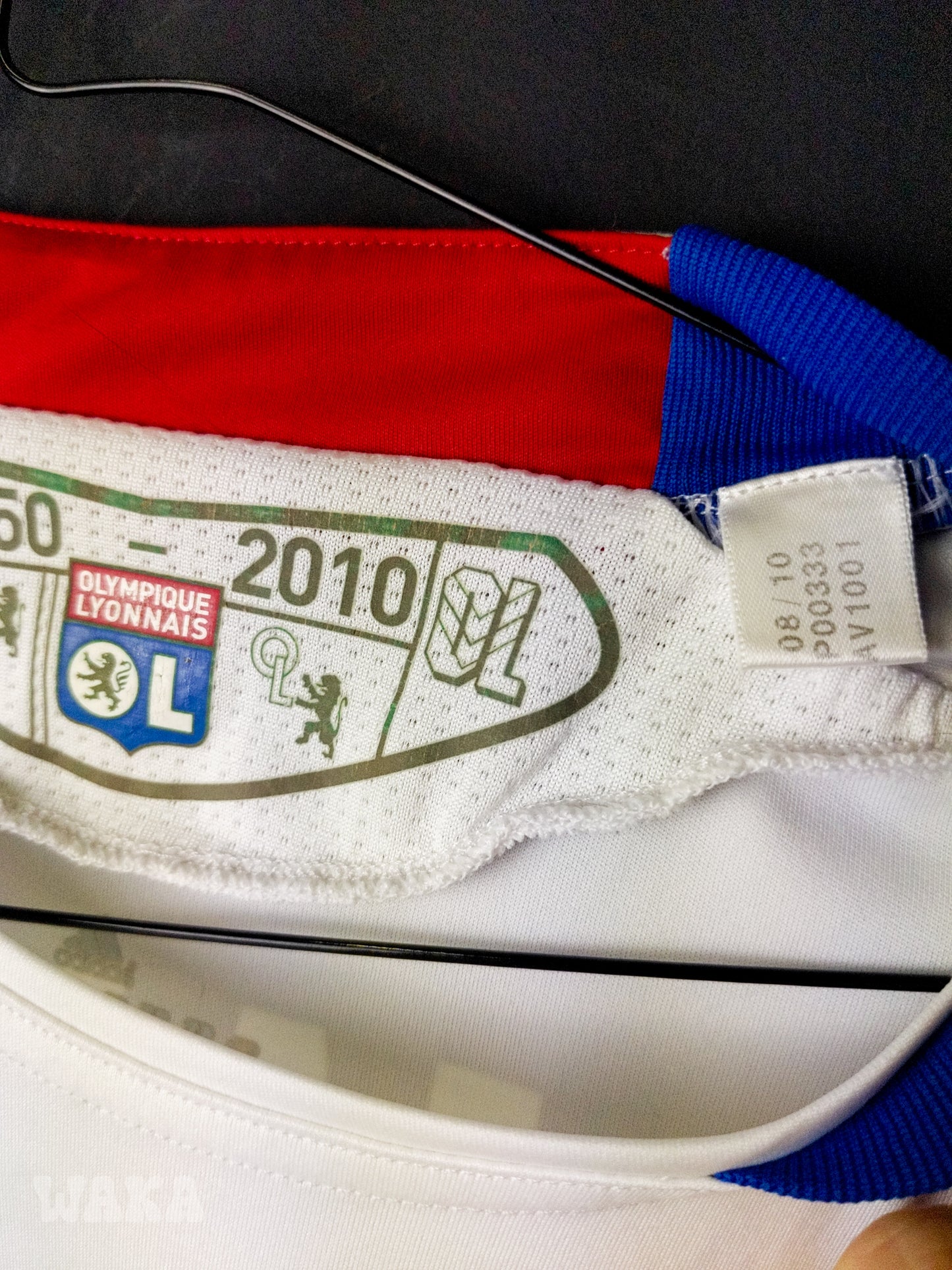 OL Olympique Lyonnais 2010/11 - Pjanic - Home shirt - S