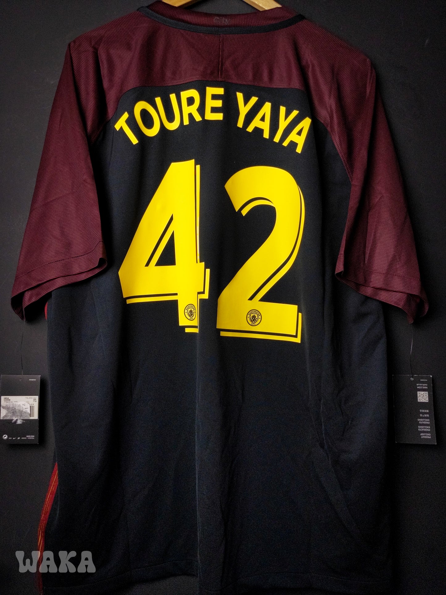 Manchester City 2016/2017 - Yaya Toure - Away shirt - XXL
