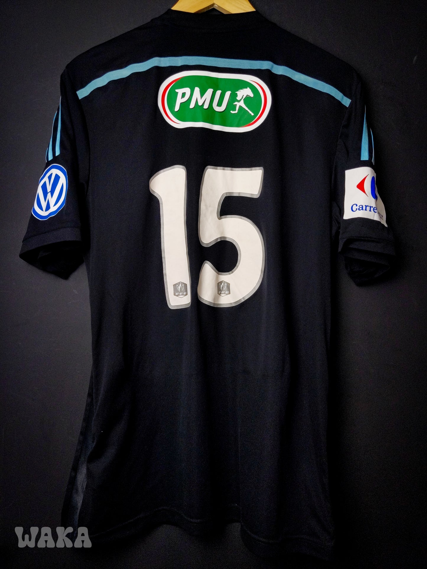 OM Olympique de Marseille 2014/2015 - Aloé - Third shirt - L *Player Issue*