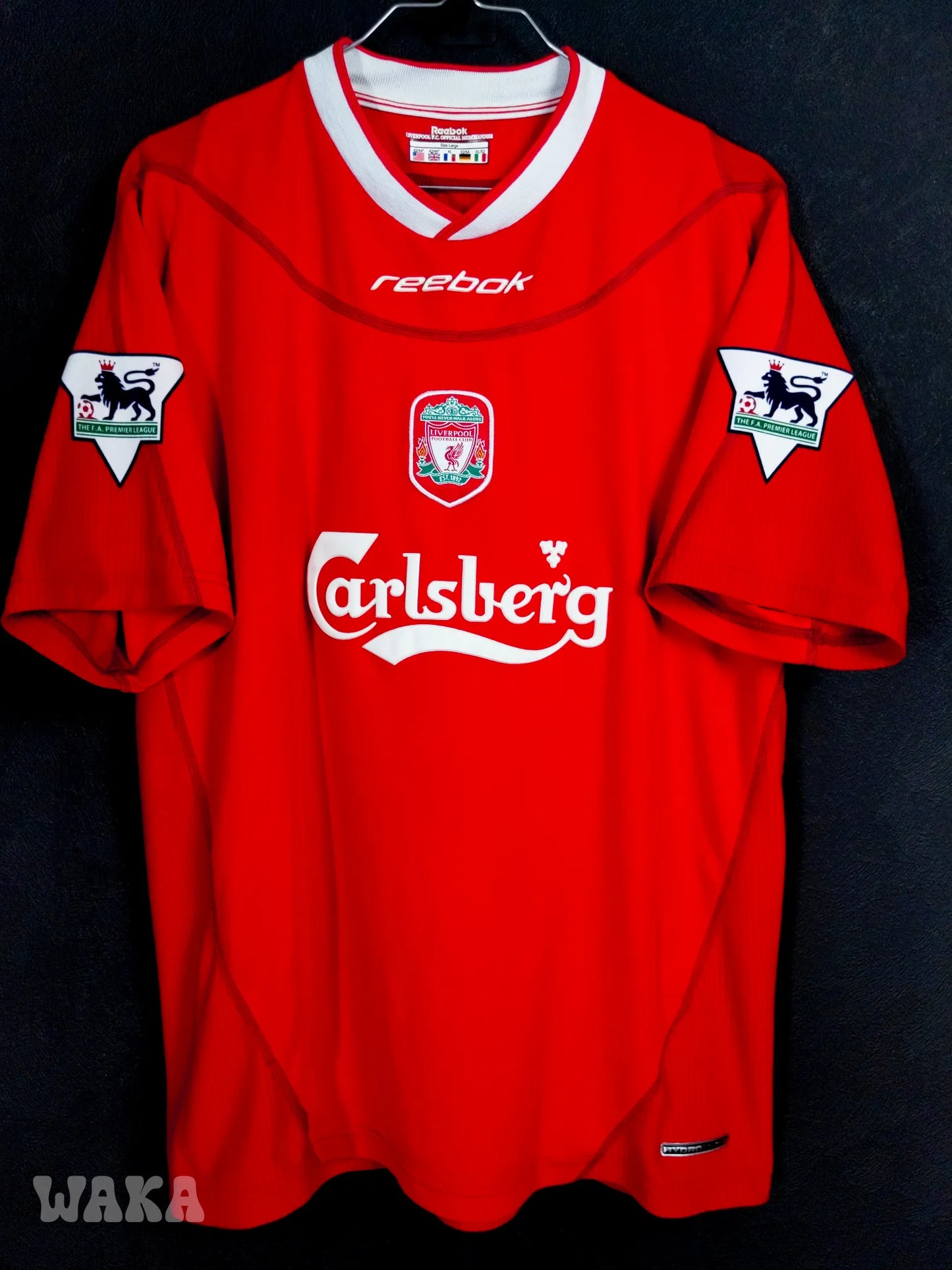 Liverpool 2002/2003/2004 - Gerrard - Home shirt -  XL