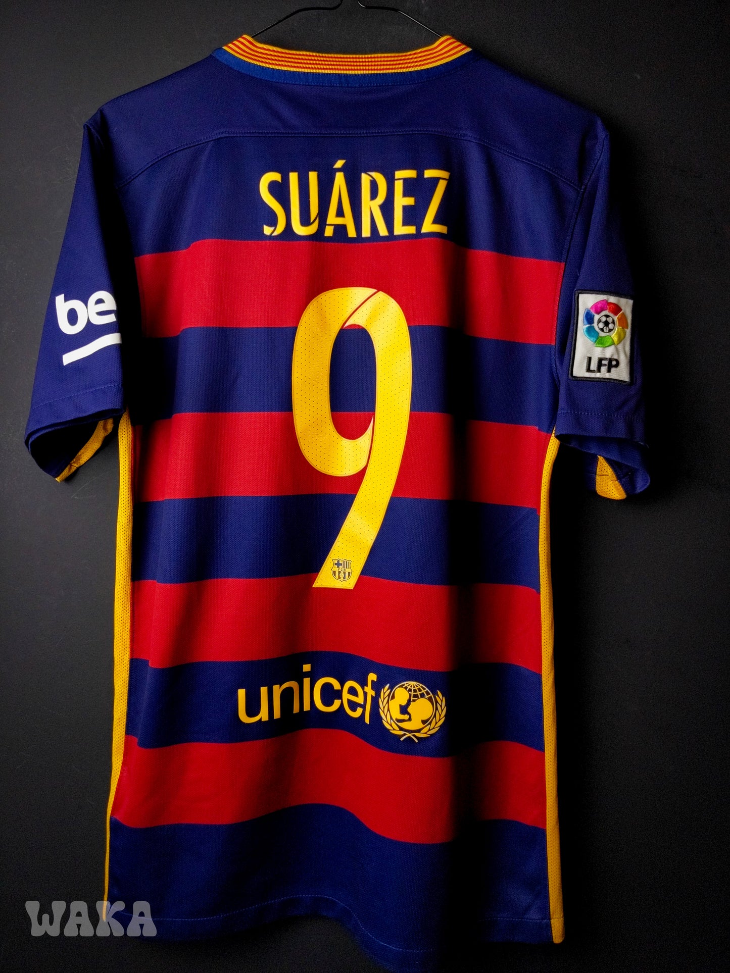 FC Barcelone 2015/16 - Suarez - Home shirt - S